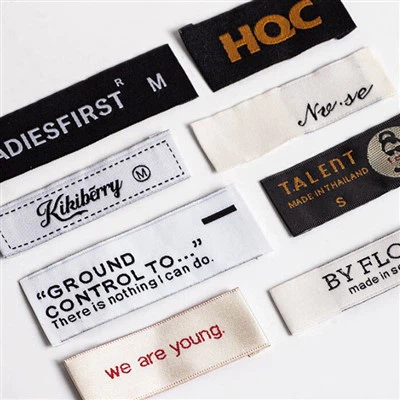 Label wedi'i wehyddu 1cm